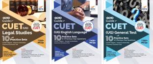 Crack Go To Guide For CUET (UG) Legal Studies, English Language & General Test With 10 Practice Sets & 5 Previous Year Questions; CUCET - Central Universities Common Entrance Test (Set Of 3 Books)