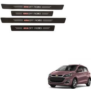 SEMAPHORE Decorative Carbon Sticker 4x4 OFFROAD For Chevrolet Spark Door Sill Plate