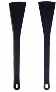 MYNAKSHA Pure Iron Dosa Turner - Pack of 2 Black? Lifting Spatula