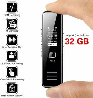 Okxmz Mini USB Flash Digital Audio Voice Recorder Dictaphone MP3 Player NA Voice Recorder