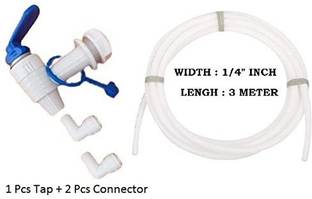 MG MART RO Tap Connector Suited for Many RO Models - 1/4" x 1/8" Solid Filter Cartridge