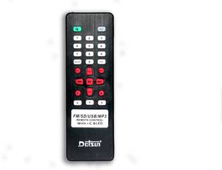 Dotsun Big Remote for Amplifier , Music systems and tower system compatible with Dotsun, And Majorly Indian manufactured Music system & Amplifiers Remote Controller