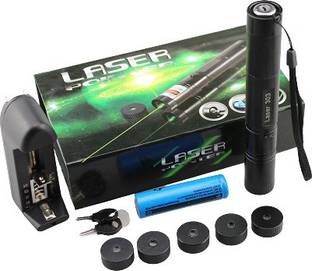 EROOP Green Multipurpose Laser Pointer Pen Beam with Stylish Disco Light E28