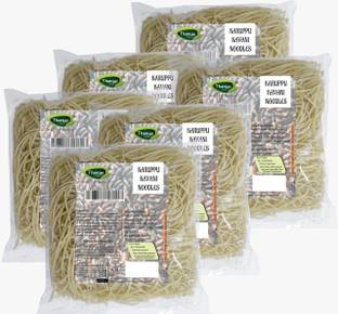 THANJAI NATURAL Karuppu Kavuni (Black Rice) Noodles 180g X 6 (1080g) No Maida & No MSG | Instant Noodles Vegetarian
