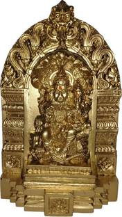 tskutty Lord Narasihma & Lakshmi / LAKSHMI NARASIMHA SWAY POLYMARBLE IDOL 15 CM HEIGHT Decorative Showpiece  -  15 cm