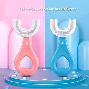 KOTLEY High quality Infant Toothbrush Silicon Tooth Brush for 2-6 Years Kids Soft Toothbrush