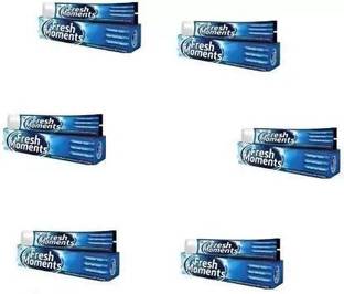 fresh moments FLUORIDE TOOTHPASTE WITH FRESHMINT PACK OF 6 (6X100GM) Toothpaste