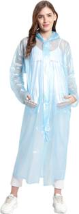 SMART SEWINGERS Solid Women Raincoat