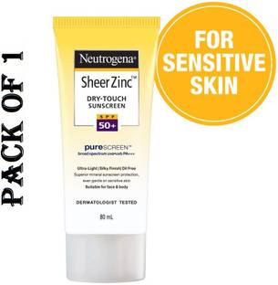 NEUTROGENA Sunscreen - SPF 50 PA+++ SHEER ZINC DRY-TOUCH SUNSCREEN SPF 50+ [80ML] / 1