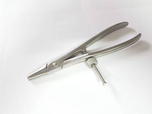 SOURAV Orthopedic Broken Screw Removal Forceps Surgical Instrument SS Surgical Plier