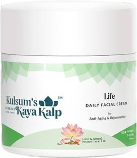 Kulsum's Kaya Kalp Life Daily Facial Cream, For Anti Ageing & Rejuvenation, 200 g