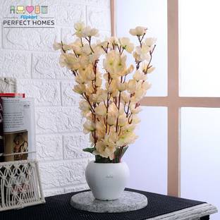 Flipkart Perfect Homes Natural Looking Artificial Floral Plant Pot for Home, Office And Garden Decor Wild Artificial Plant  with Pot