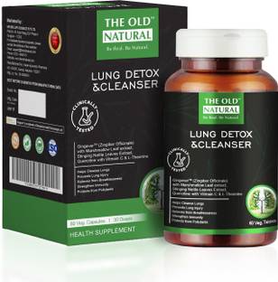 The Old Natural Lung Detox - Smokers & Pollution Supplement for Smokers - Removes Tar & Mucus