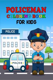 Policeman Coloring Book For Kids