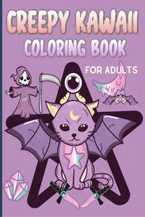 Creepy Kawaii Coloring Book for Adults