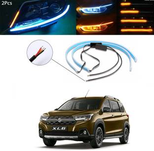 Gadiparts ™ Car Audi Light Flexible Strip DRL White And Yellow LED 01 For XL6 Car Fancy Lights