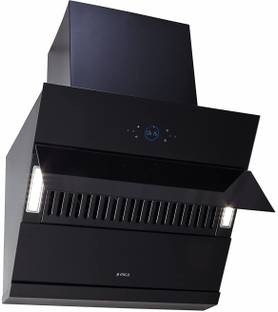 Elica iSMART 5 STAR Performance 60 cm Filterless with Inverter Technology EFL HAC 60 Auto Clean Wall Mounted Black 1600 CMH Chimney