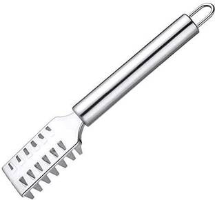 avnish Fish Skin Scraper Stainless Steel Fish Scales Fishing Cocina Tool (pack of 1) Fish Scaler