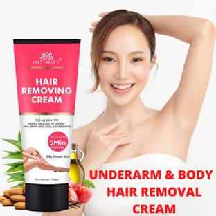 INTIMIFY Hair Remover Cream For Women, Remove Hair from bikini line, Private Parts & Body Cream