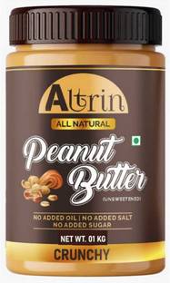 Altrin peanut Butter (Crunchy) 100% roasted peanut Unsweetened