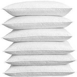CRAZY WORLD Microfibre Sleeping Pillow Pack of 6 Solid Ultra soft Luxury sleeping pillow