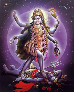 maa Kali hd quality Print Poster on LARGE PRINT 36X24 INCHES Photographic Paper