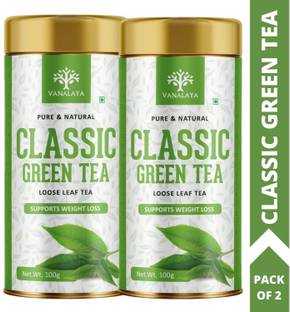 Vanalaya Classic Green Tea For Weight Loss Loose Leaf Green Tea Tin