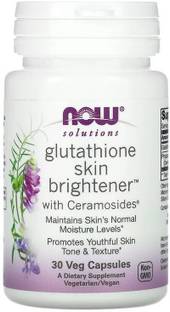 Now Foods Solutions, Glutathione Skin Brightener, 30 Veg Capsules