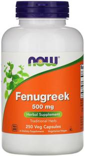 Now Foods Fenugreek, 500 mg, 250 Veg Capsules