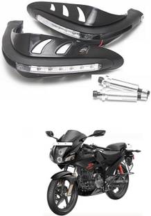 PRTEK Motorcycle Universal Bike Hand Guards with DRL Running Light 97 Bike Crash Guard