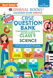 Oswaal CBSE Chapterwise & Topicwise Question Bank Class 9 Science Book (For 2023 Exam)
