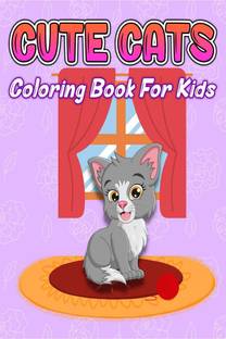 Cute Cats Coloring Book for Kids