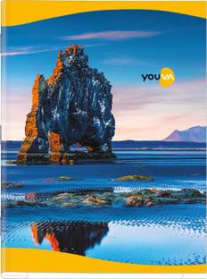 NAVNEET Youva Soft Bound 18x24 cm Book-size Notebook Single Line 172 Pages