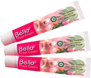 Bello Face Cream for Fairness and Glowing Complexion pack of 3