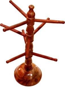 KABILA Pure Sheesham Wood Traditional Women Chudi Jewellery Hanging/Bangle Stand Wooden Trousers Hanger For  Trousers