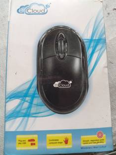 ecloud EC-01 Wired Ambidextrous Optical Mouse