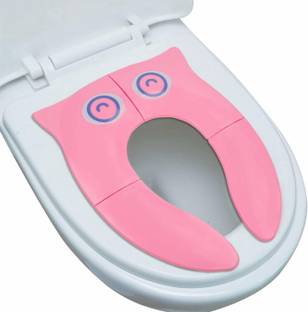 SARVANGAH Toilet Potty Training Seat Cover Travel Friendly Folding Non Slip Silicone Potty Seat