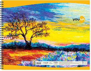NAVNEET Youva Wiro Bound Drawing Book 27.5x35 cm Sketch Pad