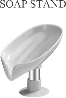 Divine Enterprises Soap Holder Leaf-Shape Self Draining Soap Dish Holder