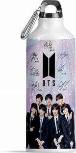 TrendoPrint Bts Printed Sports For Kids Gym Girls Boys 600 ml Water Bottle