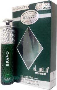 Manasik BRAVO Alcohol - Free Concentrated Attar Roll On 6ml . Floral Attar