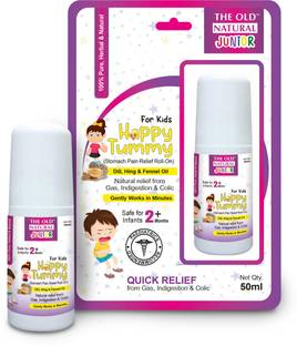 The Old Natural Kids tummy Roll on for Colic relief, Digestion, Tummy Pain, Stomac gas