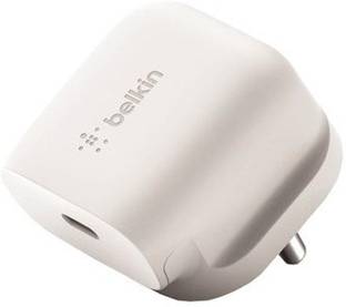 Belkin 18W USB-C Adapter (iPhone Fast Charger for All iPhone 14, iPhone 13, Iphone12 Models, Ipad Pro and Type-C Android Cellular Phones - White