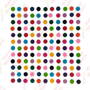 Comet Busters Basic Round Multicolor Velvet Bindis (5mm) (BIN1731) forehead Multicolor Bindis