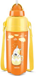 MILTON Kool Trendy 500 Insulated Water with Straw for Kids, 490 ml Bottle