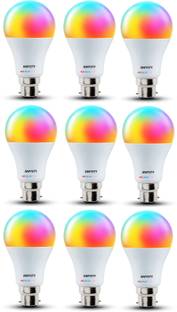 AMYSTY 10 W Basic Round B22 LED Bulb