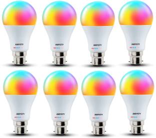 AMYSTY 9 W Basic Round B22 LED Bulb