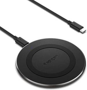 Spigen Essential PF2104 Wireless Charger with USB-C to C Type Cable Charging Pad