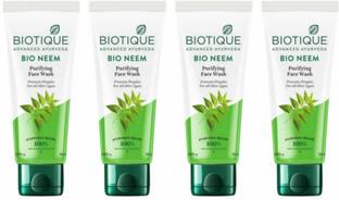 BIOTIQUE Fresh Neem  50 ml (Pack of 4) Face Wash