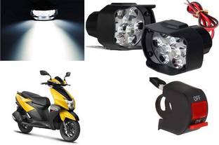 KAROBAR LED Fog Light for TVS Universal For Bike